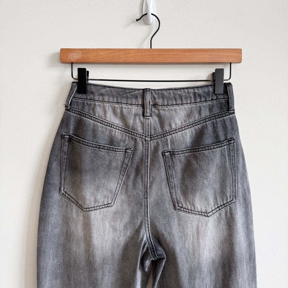 AFRM • Oden Jean in Shadow Grey Wash - Picture 8 of 13